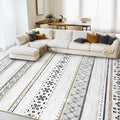 BESTSWEETIE 9x12 Area Rugs for Living Room Washable Moroccan Farmhouse Neutral by BESTSWEETIE