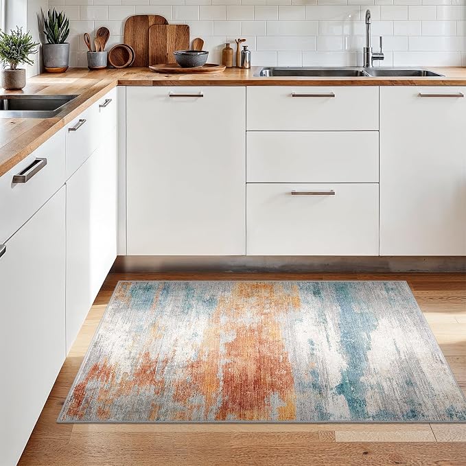 2x3 Washable Entryway Area Rug - Image 3
