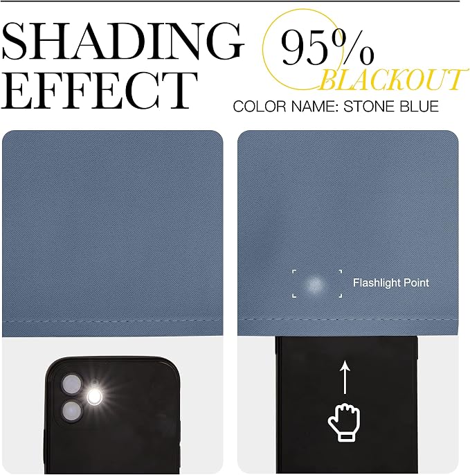 NICETOWN Patio Blackout Curtain Panels - Image 7