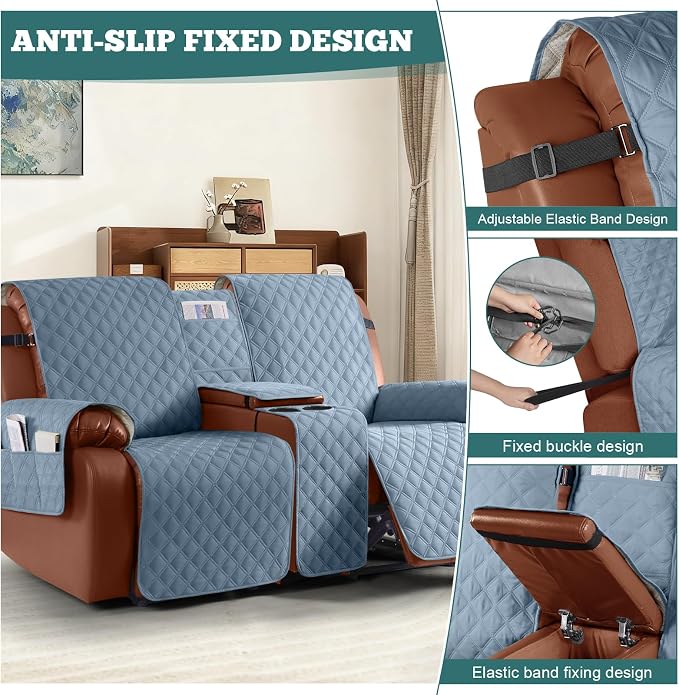 Ruaozz Waterproof Loveseat Recliner Cover - Image 6