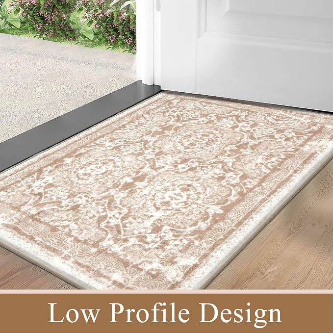Vaukki Hallway Runner Rug, Vintage Shaggy Soft Laundry Rug Runner, Non Slip - Image 6