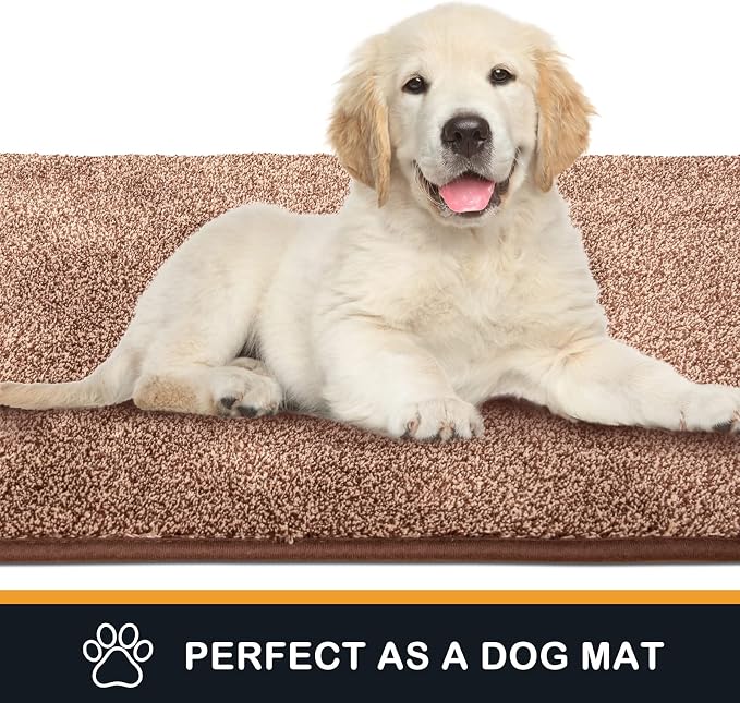 PURRUGS Dirt Trapping Door Mat 34" x 59", Non-Slip Machine Washable Entryway Rug - Image 6