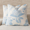 Foindtower Set of 2 Linen Floral Vintage Throw Pillow Covers Neutral Accent by Foindtower
