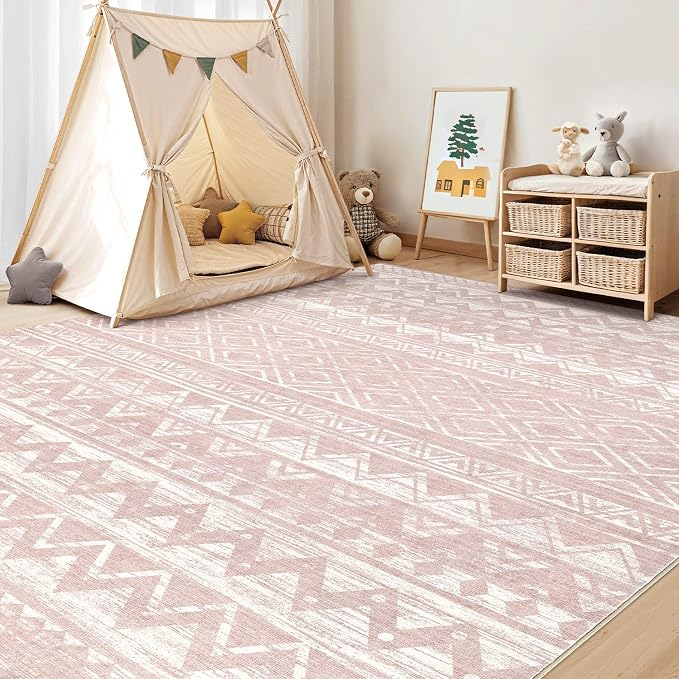 cotiled 6x9 Area Rug Living Room: Washable Boho Rugs - Image 7