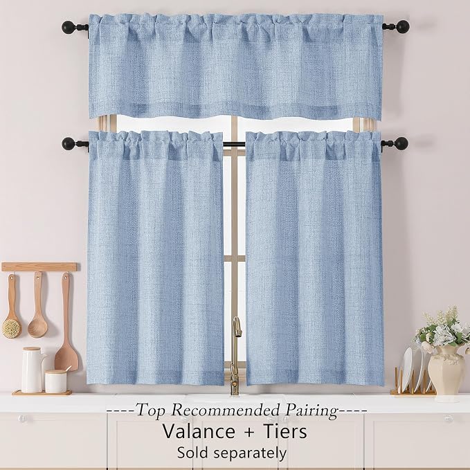 Chyhomenyc Denim Blue Valance for Windows - Image 2
