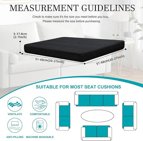 14Pcs Stretch Patio Cushion Covers, Outdoor Couch Covers Replacement, Outdoor - Image 2
