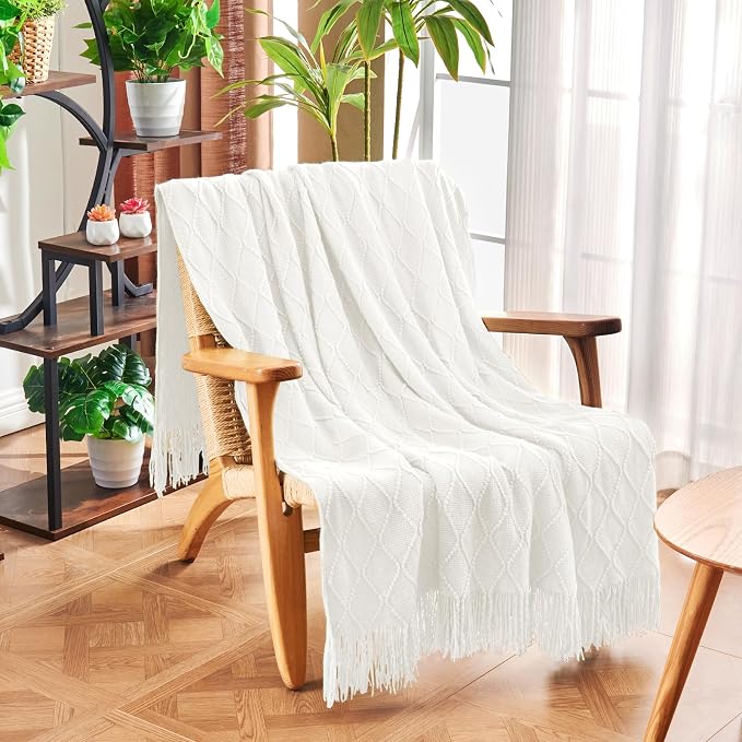 inhand Knitted Throw Blanket for Couch and Bed, Soft Living Room Home Decor - Image 6