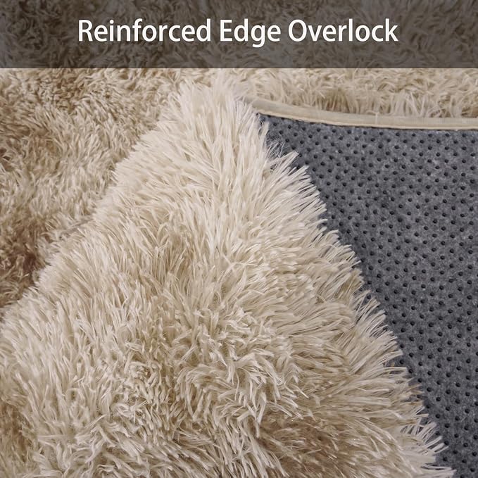 Upgrade Non-Slip Plush Rugs for Living Room, Soft Shaggy Carpets for Living Room - Image 5