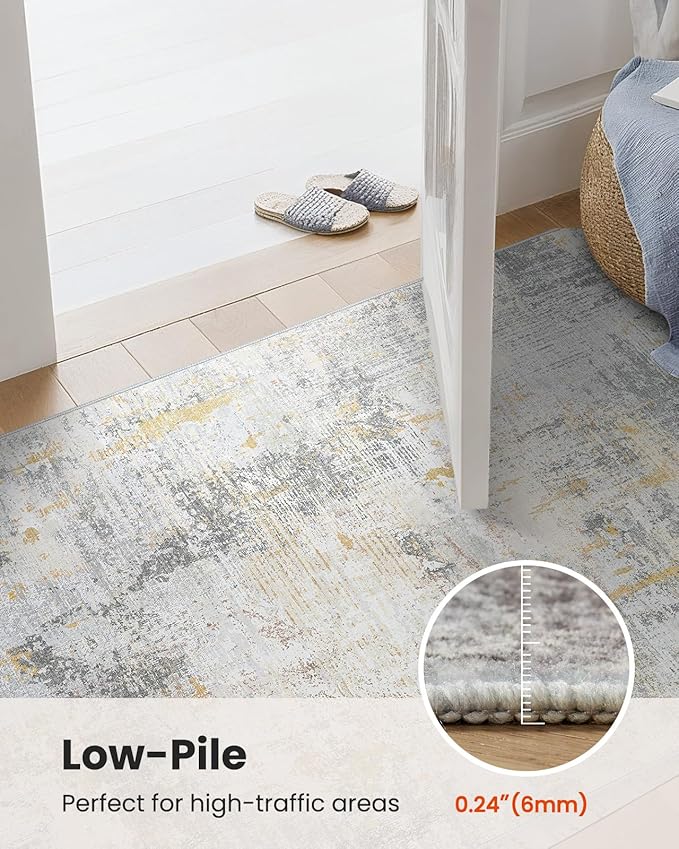 6x9 Area Rugs for Living Room, Modern Abstract Washable Rug - Image 7