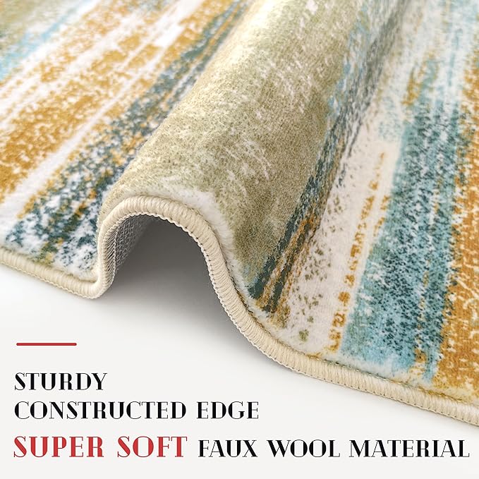 Lansny Modern Abstract Runner Rug 2x12 - Image 5