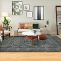 Area Rug 6×9, Large Vintage Boho Rug, Ultra-Soft Low Pile, Non Slip, Stain by DomitapisRug
