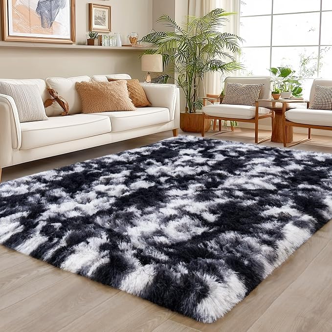 Area Rug for Living Room 6x9, Ultra Soft Shaggy Area Rugs for Bedroom, Upgrade by Unknown