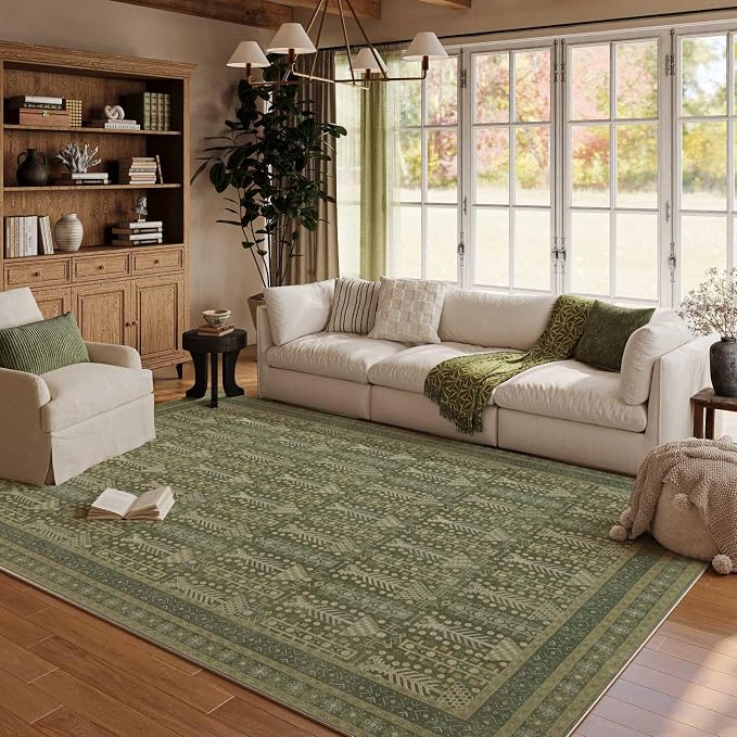Rugxara 5x7 Washable Area Rugs for Bedroom & Living Room - Image 2