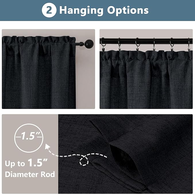 Chyhomenyc Black Valance for Windows - Image 5