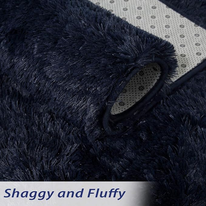 CAROMIO Runner Rug for Bedroom Living Room 2x6 Feet, Shag Fluffy Area Rugs Soft - Image 5