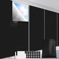 FADOTY Blackout Curtains for Bedroom, Portable 100% Black Out Window Cover Film by FADOTY