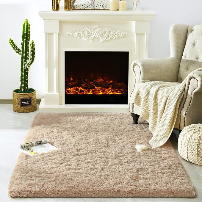 Merelax Modern Soft Fluffy Large Shaggy Rug - Image 6