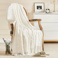 inhand Knitted Throw Blankets for Couch and Bed, Soft Cozy Knit Blanket by inhand