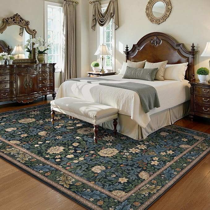 LIVEBOX Washable Boho Rugs, 8x10 Area Rug - Image 2
