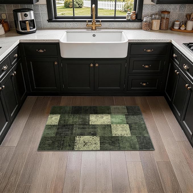 LIANLAM 2x3 Washable Entryway Rug, Non-Slip Indoor Door Mat - Image 4