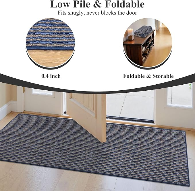 SHACOS Non Slip Kitchen Runner Rug 2x6 Ft, Rubber Backed Washable Runner Rug - Image 7