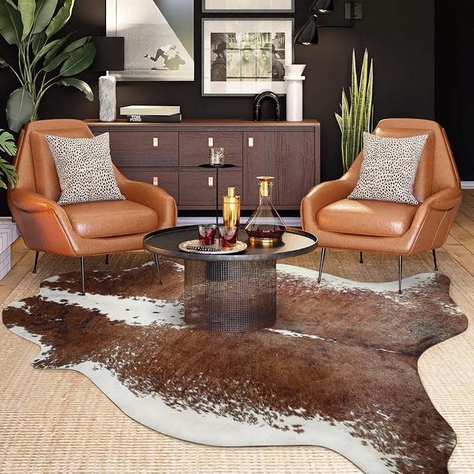 Easycozy Faux Cowhide Large Cow Print Rug - Image 4