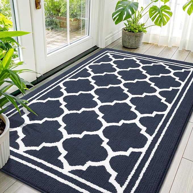 Buganda Indoor Door Mat, Dirt Resistant and Absorbent Entrance Mat, Low Profile by Buganda