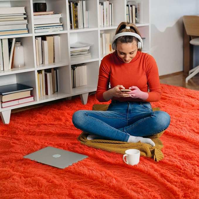 Merelax Soft Modern Indoor Shaggy Area Rug - Image 3