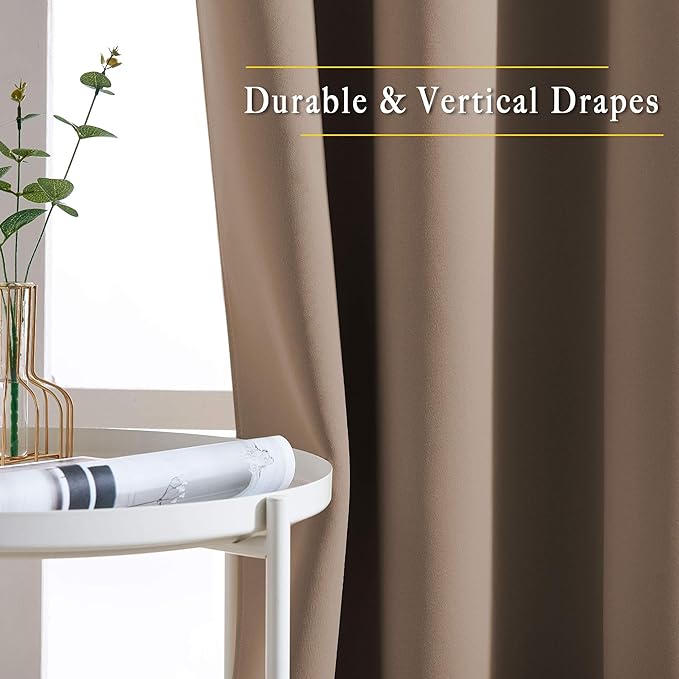 NICETOWN Blackout Draperies Curtains Panels - Image 3