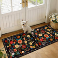RELEANY Floral Nursery 2x5 Area Rugs Washable Print Boho Cute Carpet Non Slip by RELEANY