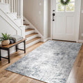 3x6 Washable Kitchen Runner Rug – Abstract Non-Slip Mat by Puino