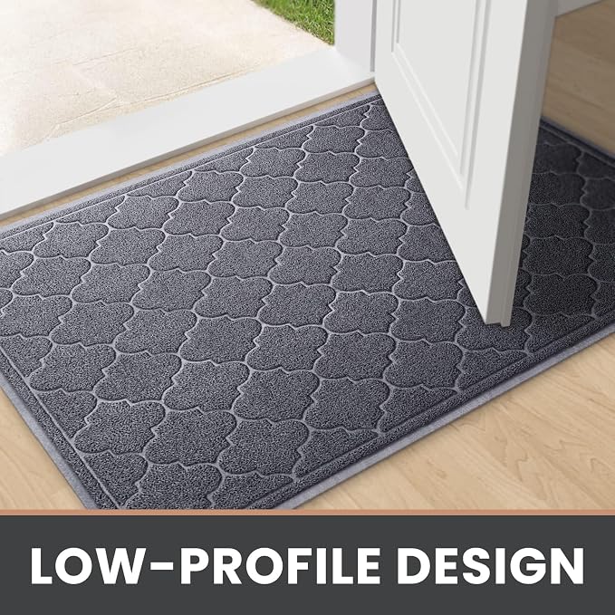 LuxStep Door Mat Large 36X47 Inch Indoor Outdoor Doormat, Non-Slip Low-Profile - Image 7
