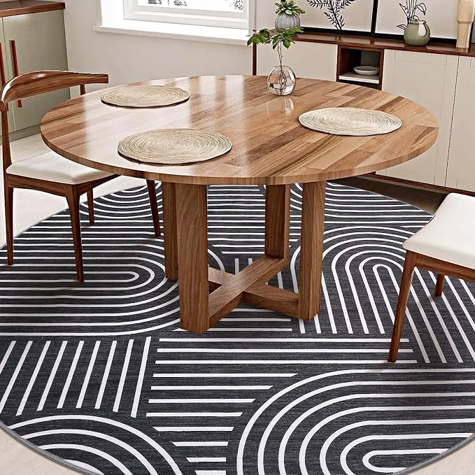 ROYHOME Washable Rug 6ft Area Rugs - Image 2