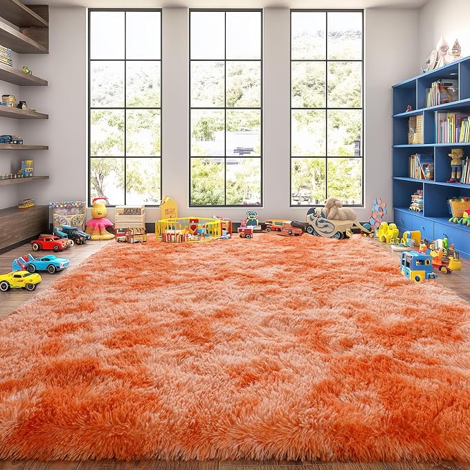 Upgrade Non-Slip Plush Rugs for Living Room, Soft Shaggy Carpets for Living Room - Image 5