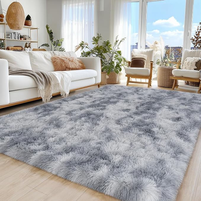 Area Rug for Living Room 6x9, Ultra Soft Shaggy Area Rugs for Bedroom, Upgrade - Image 6