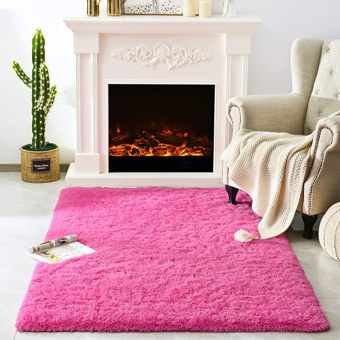 Merelax Modern Soft Fluffy Large Shaggy Rug - Image 6