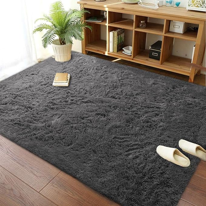 Merelax Soft Modern Indoor Large Shaggy Rug by Merelax