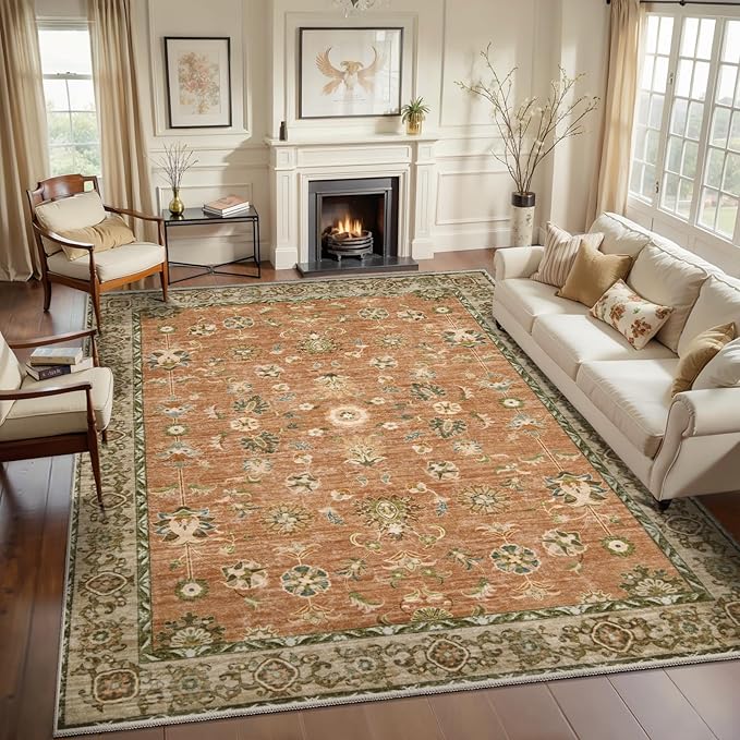 Tangsoo 6x9 Large Area Rug for Living Room, Non Slip Machine Washable Rug for by Tangsoo