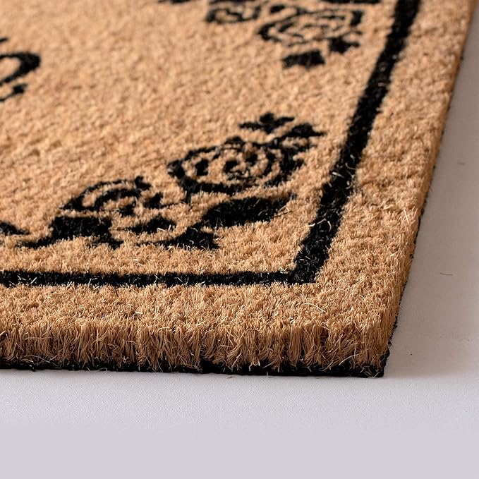 LuxUrux Welcome Mat Outdoor Coco Coir Doormat, - Image 3