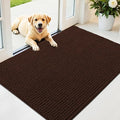 OLANLY Dog Door Mat for Muddy Paws 44x32, Ultra Absorbent Chenille Mud Doormat by OLANLY