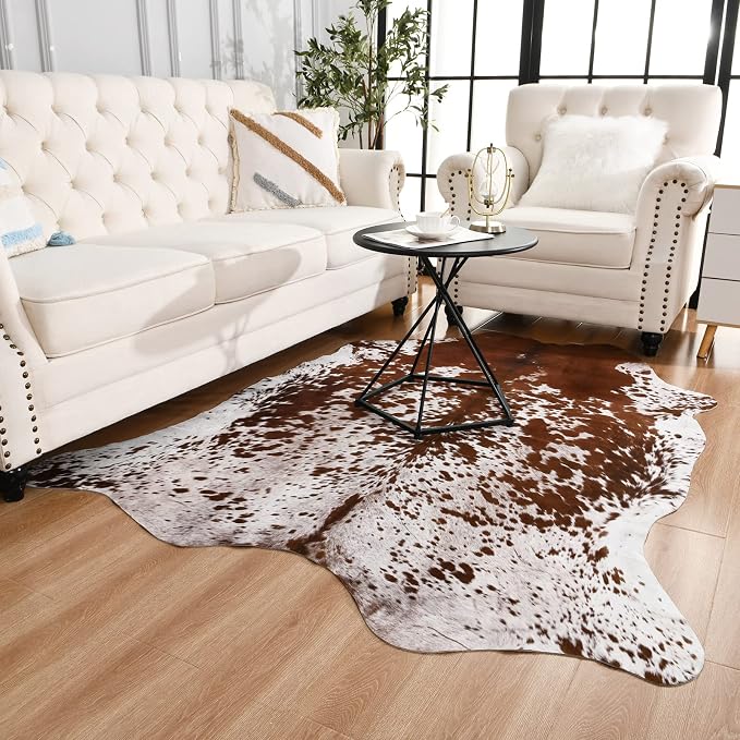 Easycozy Faux Cowhide Large Cow Print Rug - Image 5