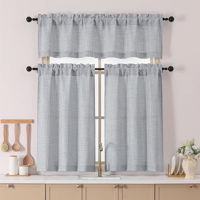 Chyhomenyc Gray Valance for Windows - Image 2