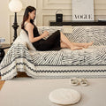 ROOMLIFE Thicked Striped Couch Cover by ROOMLIFE