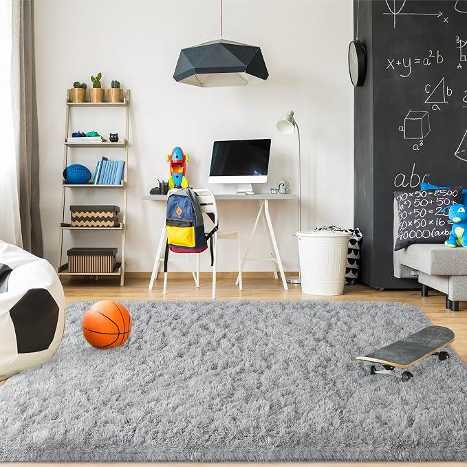 Merelax Soft Modern Indoor Shaggy Area Rug - Image 6