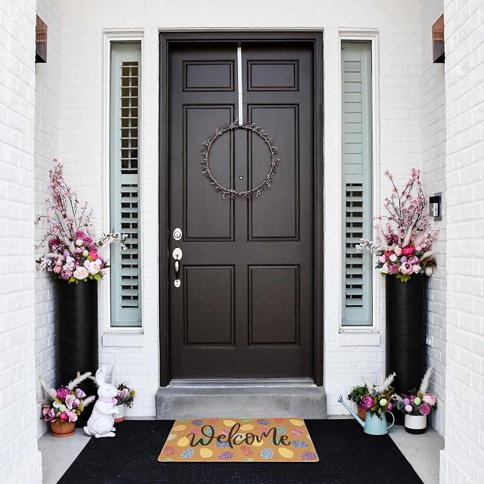 Easter Coir Doormat Spring Welcome Mat - Image 6