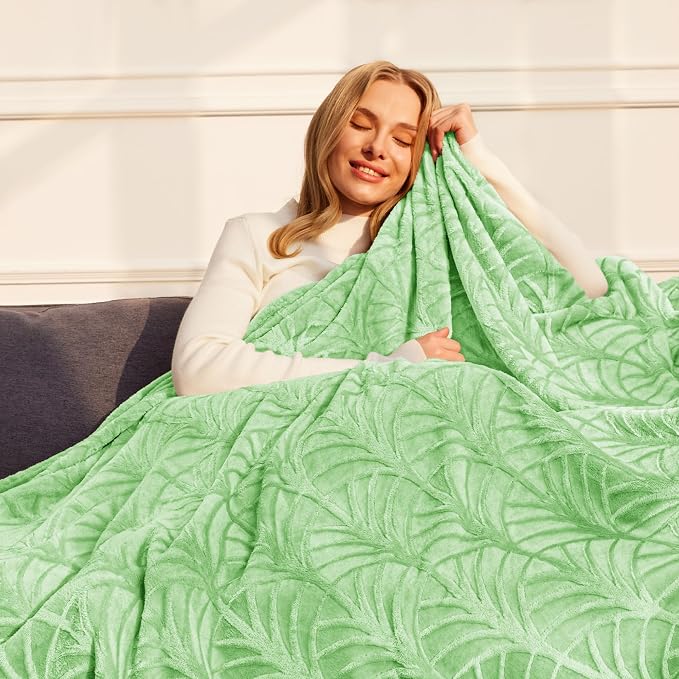 Whale Flotilla Flannel Fleece Throw Blanket - Image 7