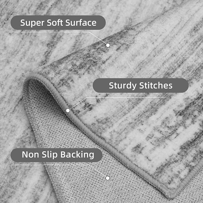 PADOOR Modern Abstract Area Rug - Image 4