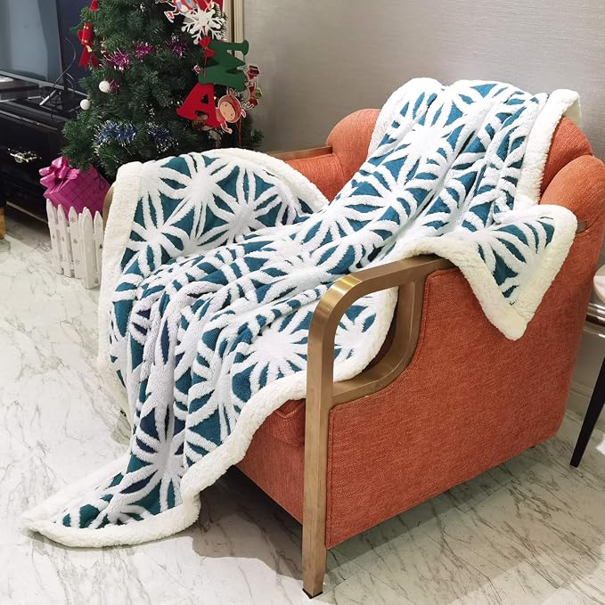 LOMAO Sherpa Fleece Blanket Fuzzy Soft Throw Blanket Dual Sided Blanket - Image 6