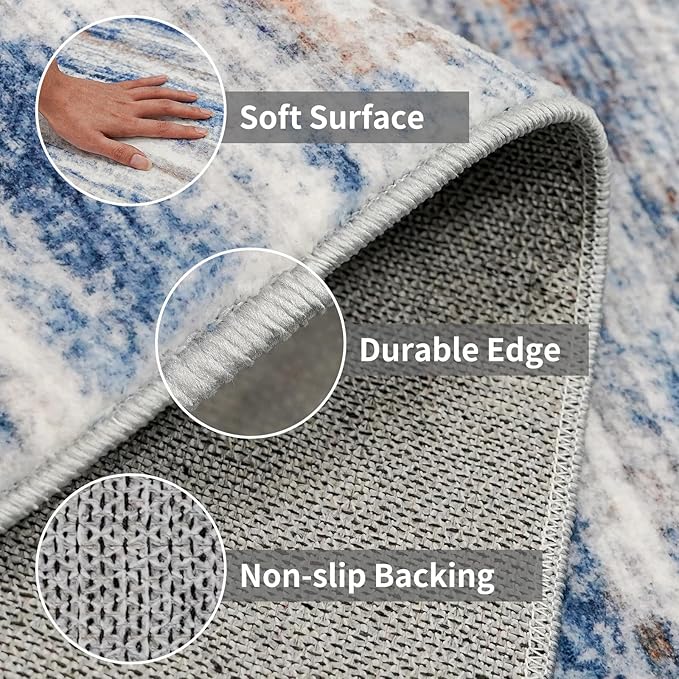 3x14 Washable Hallway Runner Rug: Extra Long Runners - Image 5