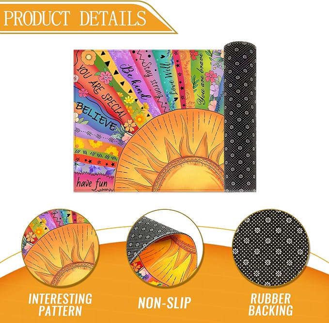 Boho Sun Doormat Bohemian Door Mat - Image 4
